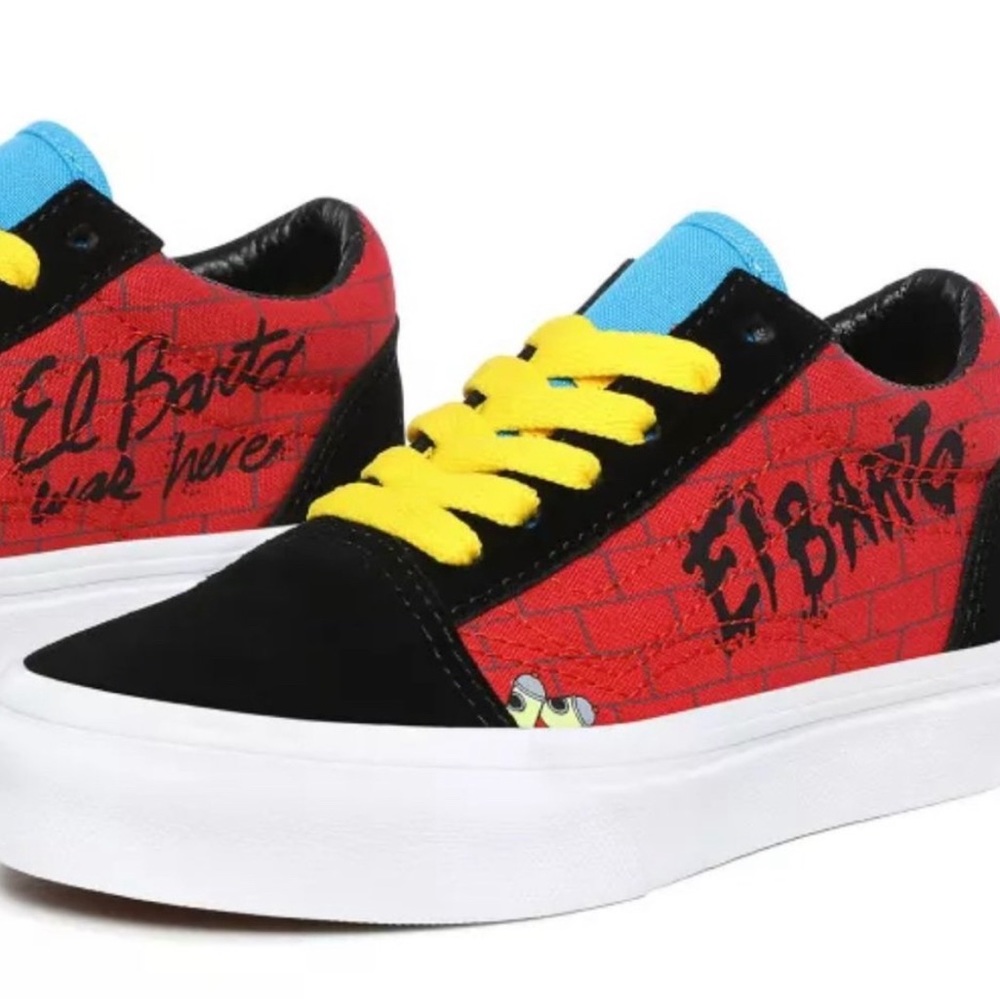 |NWOT| The Simpsons Old Skool El Barto Kids Sneakers